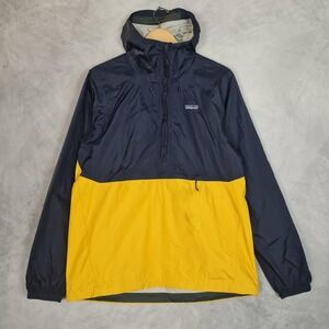Patagonia Jacket Mens Medium Torrentshell Pullover Anorak Rain Windbreaker
